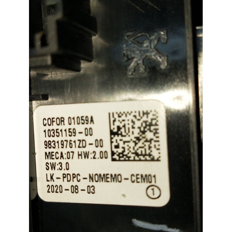 Recambio de mando elevalunas trasero izquierdo para peugeot 3008 ii suv (mc_, mr_, mj_, m4_) 1.5 bluehdi 130 referencia OEM IAM 