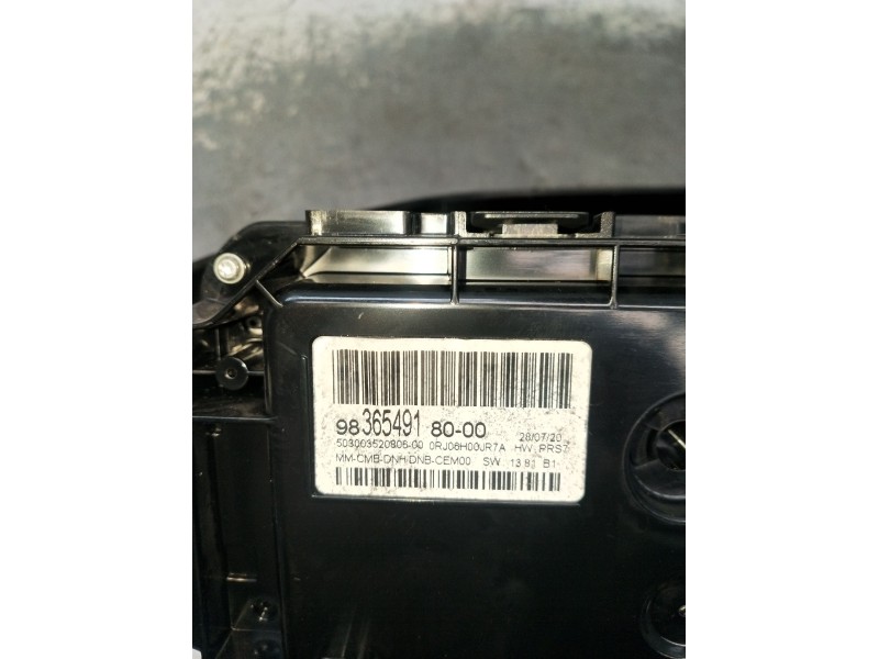 Recambio de cuadro instrumentos para peugeot 3008 ii suv (mc_, mr_, mj_, m4_) 1.5 bluehdi 130 referencia OEM IAM 983654918000  