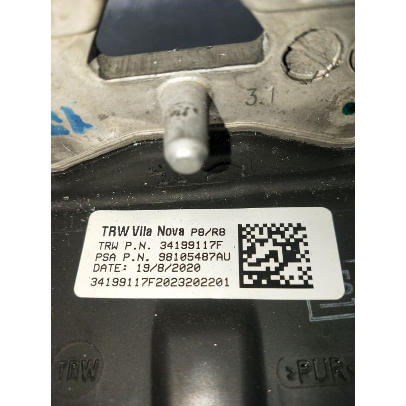 Recambio de volante para peugeot 3008 ii suv (mc_, mr_, mj_, m4_) 1.5 bluehdi 130 referencia OEM IAM 98105487AU VER FOTOS 341991