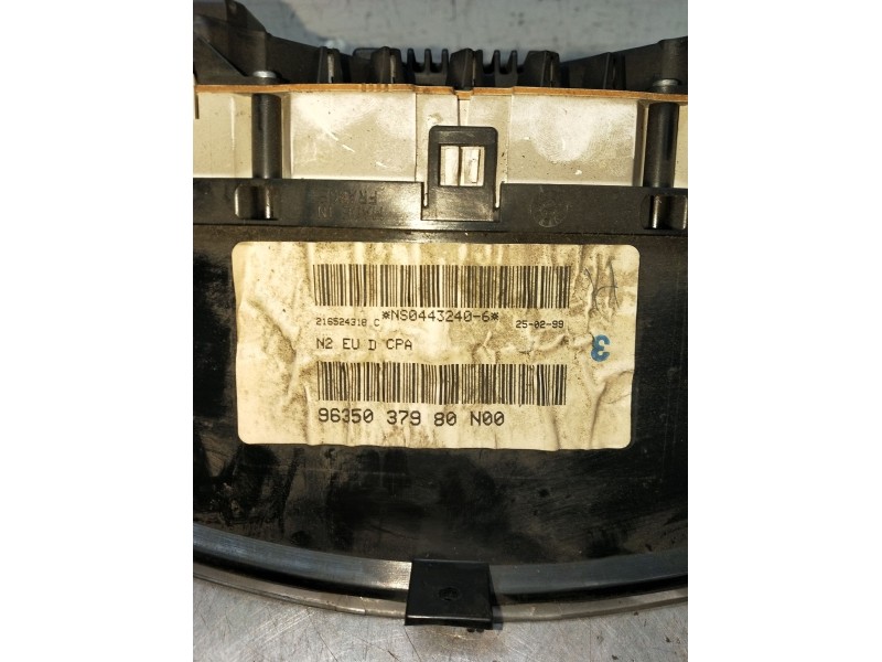 Recambio de cuadro instrumentos para citroën xsara (n1) 1.9 d referencia OEM IAM 9635037980  