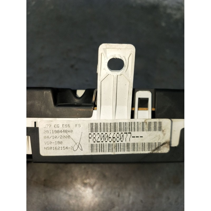 Recambio de cuadro instrumentos para renault modus / grand modus (f/jp0_) 1.2 (jp0c, jp0k, fp0c, fp0k, fp0p, jp0p, jp0t) referen