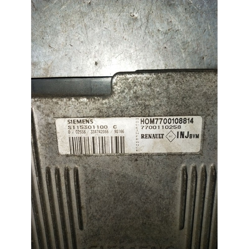 Recambio de centralita motor uce para renault clio ii (bb_, cb_) 1.4 (b/cb0c, b/cb0s) referencia OEM IAM 7700110258 S115301100 H