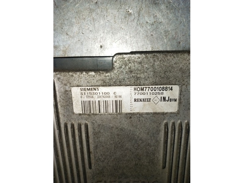 Recambio de centralita motor uce para renault clio ii (bb_, cb_) 1.4 (b/cb0c, b/cb0s) referencia OEM IAM 7700110258 S115301100 H