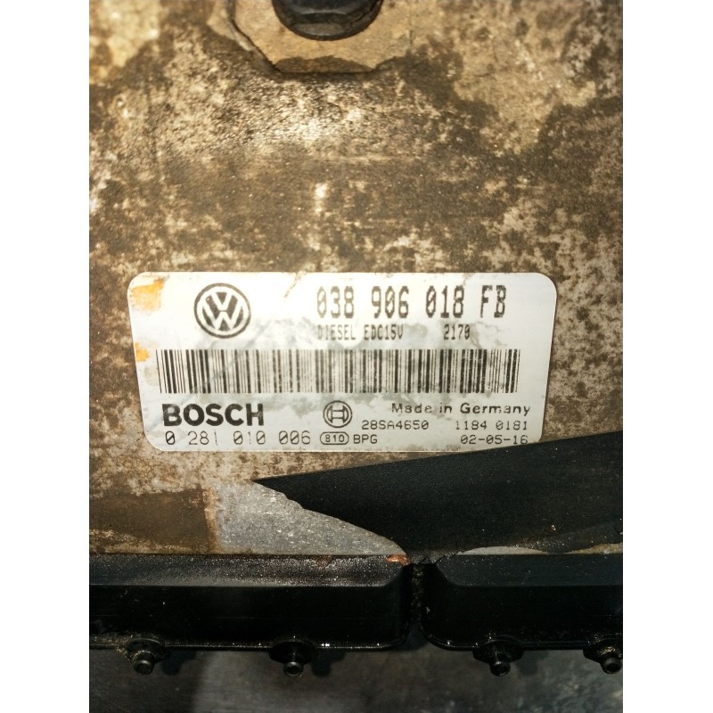 Recambio de centralita motor uce para seat cordoba (6k1, 6k2) 1.9 tdi referencia OEM IAM 0281010006 038906018FB 28SA4650