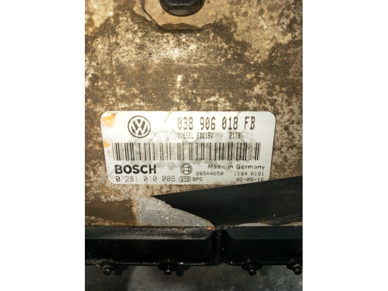 Recambio de centralita motor uce para seat cordoba (6k1, 6k2) 1.9 tdi referencia OEM IAM 0281010006 038906018FB 28SA4650