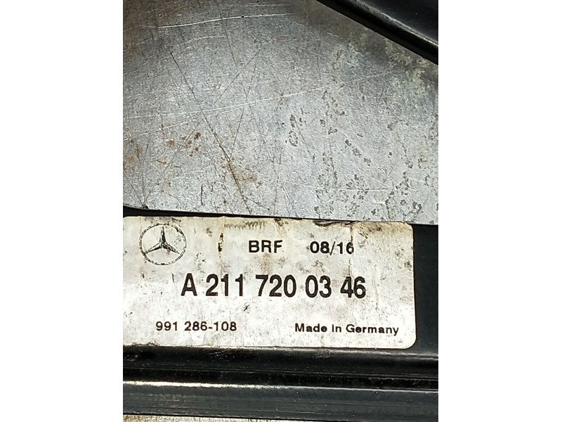 Recambio de elevalunas delantero izquierdo para mercedes-benz clase e (w211) e 220 cdi (211.006) referencia OEM IAM A2117200346 