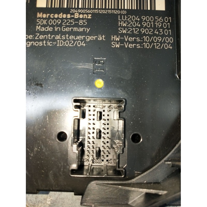 Recambio de caja reles / fusibles para mercedes-benz clase c t-model (s204) c 220 cdi (204.202) referencia OEM IAM 5DK00922585 2