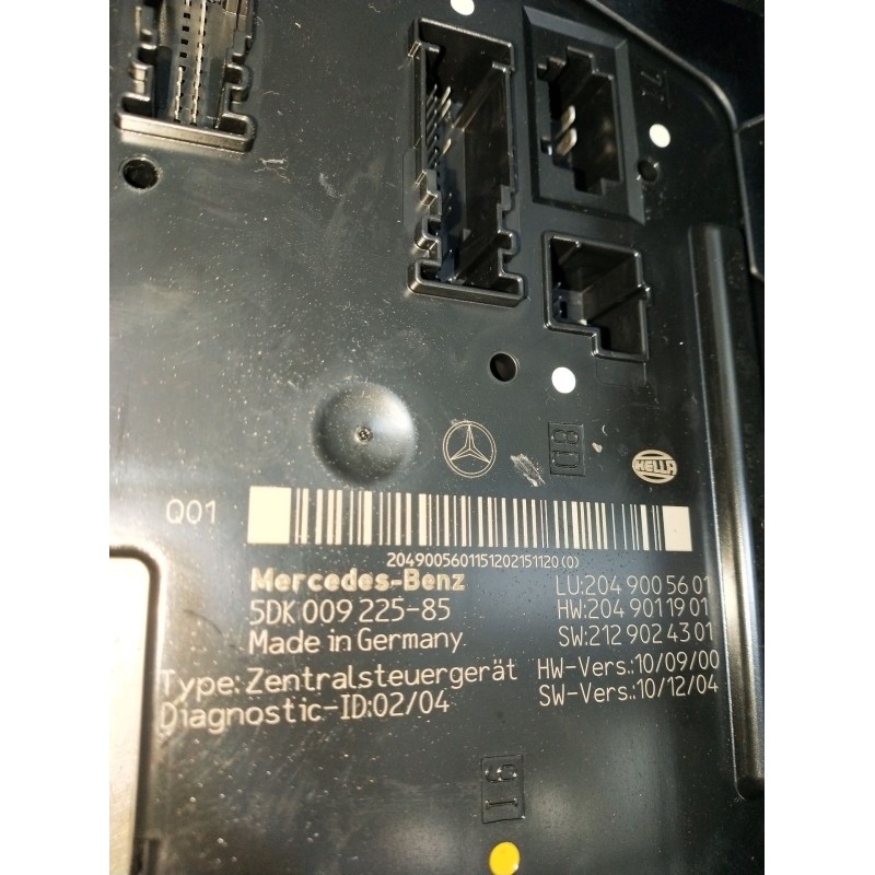 Recambio de caja reles / fusibles para mercedes-benz clase c t-model (s204) c 220 cdi (204.202) referencia OEM IAM 5DK00922585 2