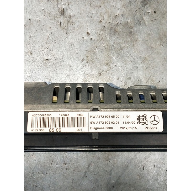 Recambio de pantalla multifuncion para mercedes-benz clase c t-model (s204) c 220 cdi (204.202) referencia OEM IAM A1729016500 A