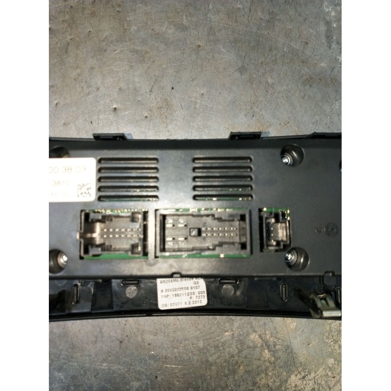Recambio de mando calefaccion / aire acondicionado para mercedes-benz clase c t-model (s204) c 220 cdi (204.202) referencia OEM 