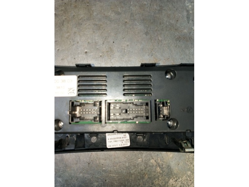 Recambio de mando calefaccion / aire acondicionado para mercedes-benz clase c t-model (s204) c 220 cdi (204.202) referencia OEM 