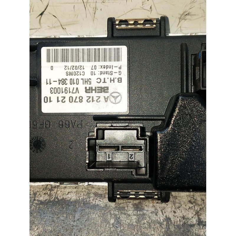 Recambio de resistencia calefaccion para mercedes-benz clase c t-model (s204) c 220 cdi (204.202) referencia OEM IAM A2128702110