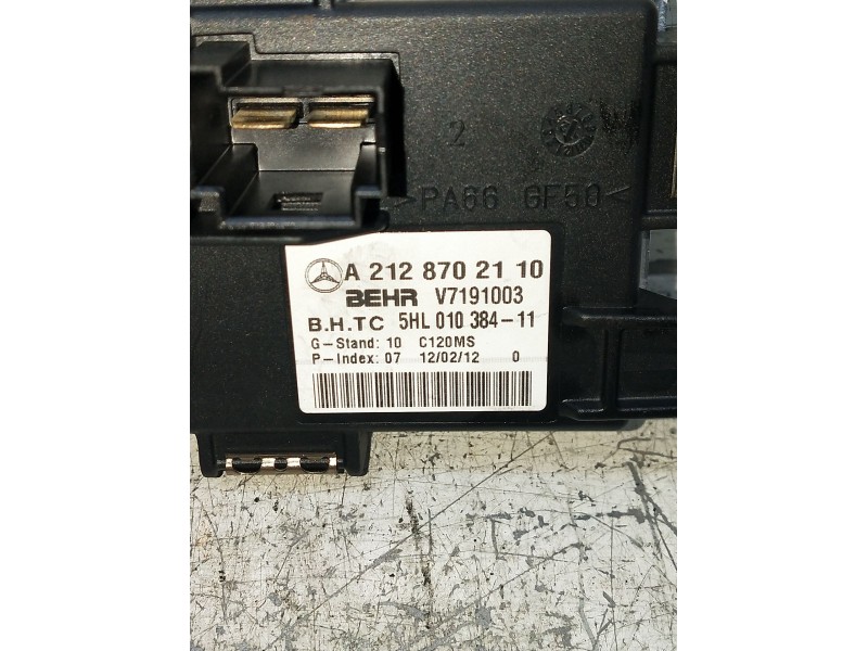 Recambio de resistencia calefaccion para mercedes-benz clase c t-model (s204) c 220 cdi (204.202) referencia OEM IAM A2128702110