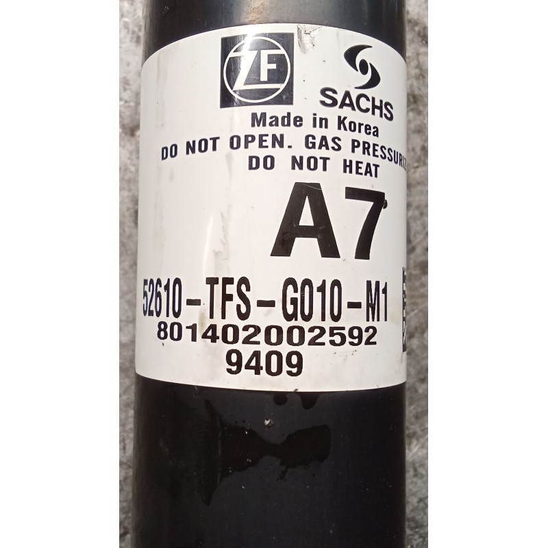 Recambio de amortiguador trasero derecho para honda hr-v (ru) 1.5 i-vtec (ru1) referencia OEM IAM 52610TFSG010M1  