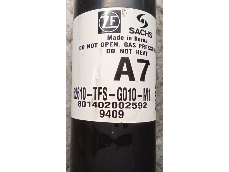 Recambio de amortiguador trasero derecho para honda hr-v (ru) 1.5 i-vtec (ru1) referencia OEM IAM 52610TFSG010M1  