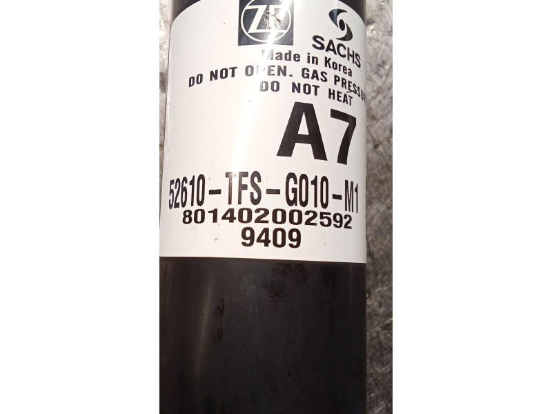 Recambio de amortiguador trasero izquierdo para honda hr-v (ru) 1.5 i-vtec (ru1) referencia OEM IAM 52610TFSG010M1  