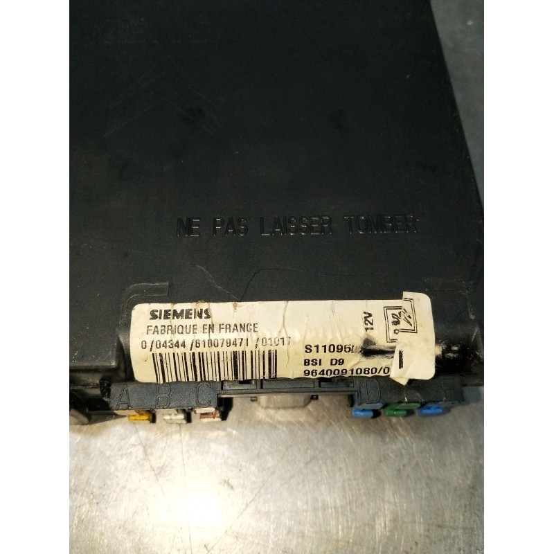Recambio de caja reles / fusibles para peugeot 406 (8b) 2.0 hdi 110 referencia OEM IAM 9640091080 610079471 