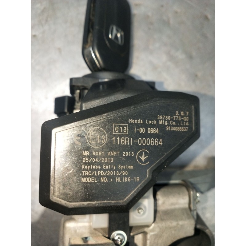 Recambio de conmutador de arranque para honda hr-v (ru) 1.5 i-vtec (ru1) referencia OEM IAM 116RI000664 9134086637 39730T7SG0