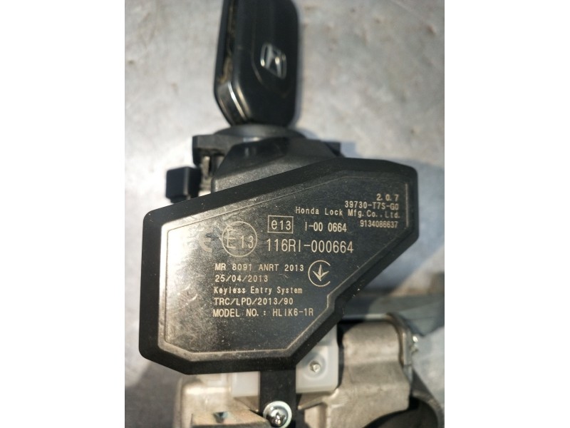 Recambio de conmutador de arranque para honda hr-v (ru) 1.5 i-vtec (ru1) referencia OEM IAM 116RI000664 9134086637 39730T7SG0