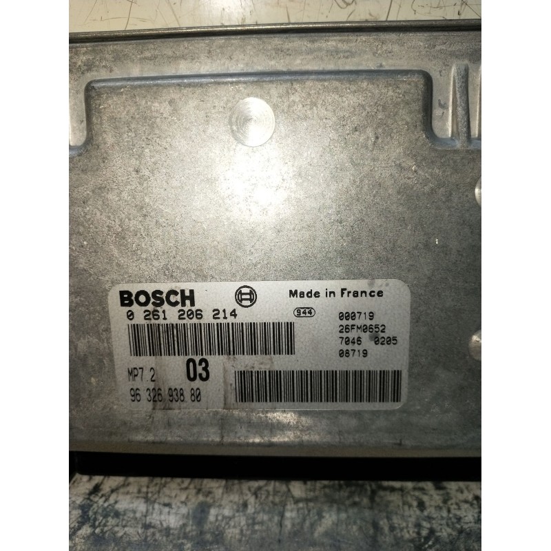 Recambio de centralita motor uce para citroën xsara (n1) 1.6 i referencia OEM IAM 0261206214 9632693880 26FM0652