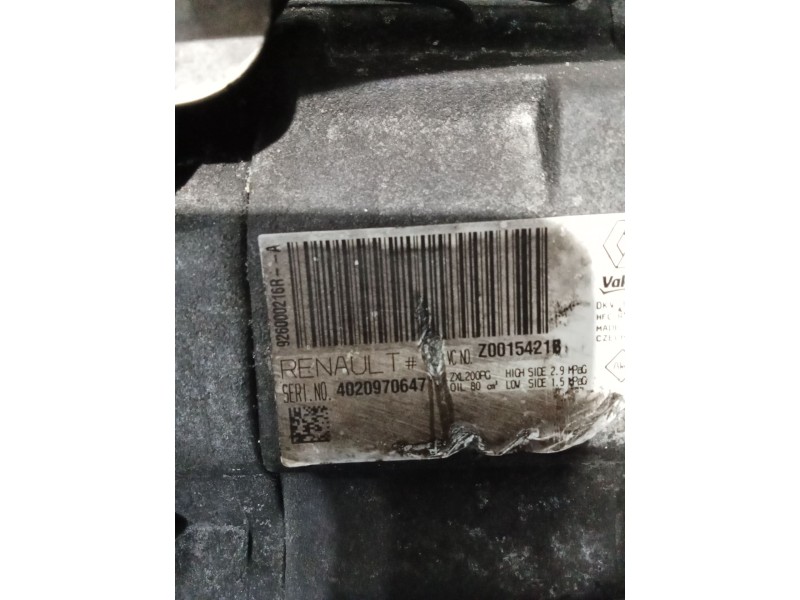 Recambio de compresor aire acondicionado para dacia sandero ii (b8_) tce 90 (b8m1, b8ma) referencia OEM IAM   