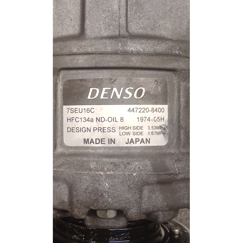 Recambio de compresor aire acondicionado para audi a4 b6 (8e2) 1.9 tdi referencia OEM IAM 4472208400  