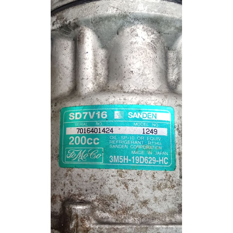 Recambio de compresor aire acondicionado para ford focus c-max (cap) ghia (d) referencia OEM IAM 3M5H19D629HC  