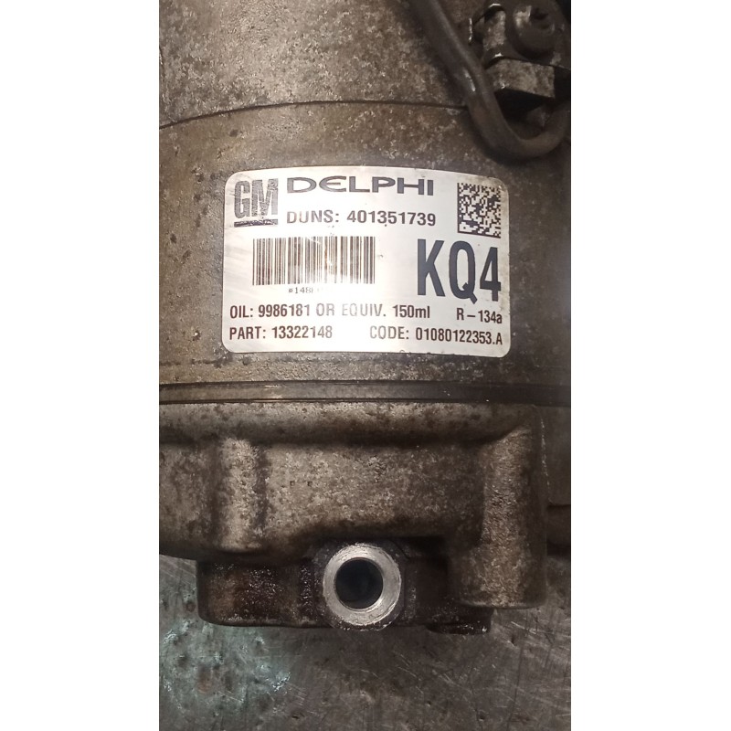Recambio de compresor aire acondicionado para opel astra h gtc (a04) 1.7 cdti (l08) referencia OEM IAM 401351739  