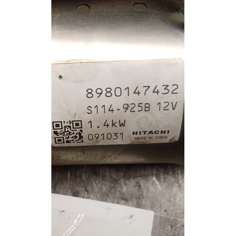 Recambio de motor arranque para opel astra h gtc (a04) 1.7 cdti (l08) referencia OEM IAM 8980147432  