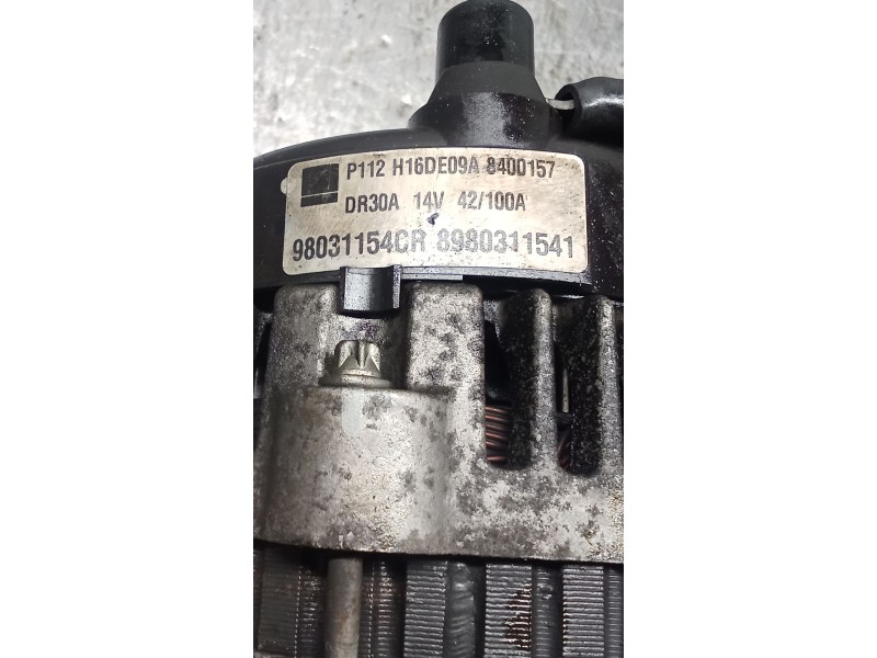 Recambio de alternador para opel astra h gtc (a04) 1.7 cdti (l08) referencia OEM IAM 98031154CR 8980311541 100A