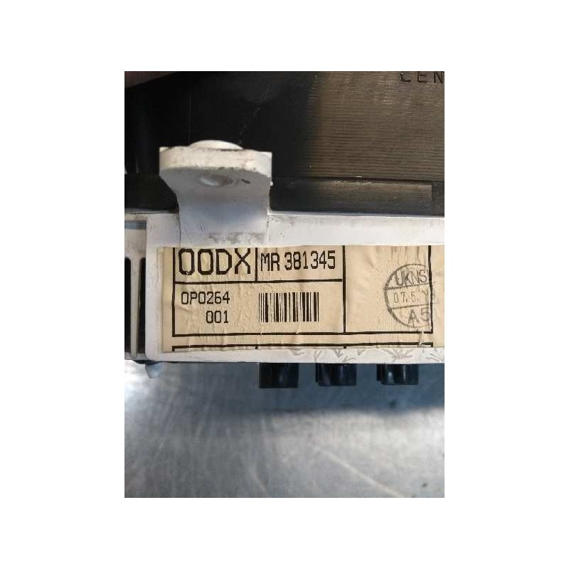 Recambio de cuadro instrumentos para mitsubishi carisma berlina 5 (da0) 1.6 cat referencia OEM IAM MR381345 00DX 0P0264 001