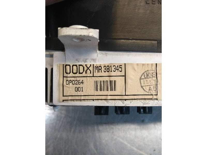 Recambio de cuadro instrumentos para mitsubishi carisma berlina 5 (da0) 1.6 cat referencia OEM IAM MR381345 00DX 0P0264 001