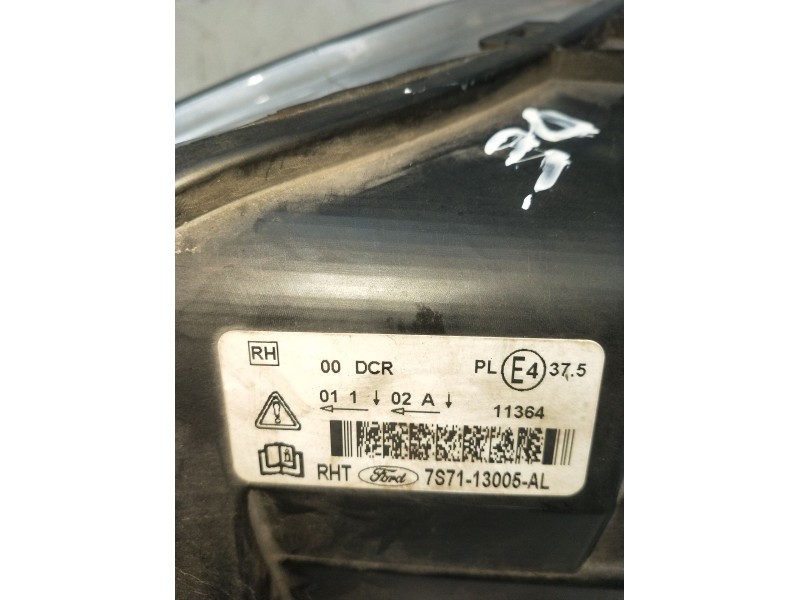 Recambio de faro derecho para ford mondeo iv (ba7) 2.0 tdci referencia OEM IAM 7S7113005AL  