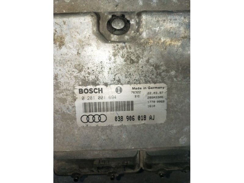 Recambio de centralita motor uce para audi a3 (8l1) 1.9 tdi referencia OEM IAM 0281001694 038906018AJ 28SA3306