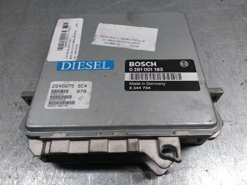 Recambio de centralita motor uce para bmw serie 5 berlina (e34) 525tds referencia OEM IAM 0281001183 2244734 22456755E4