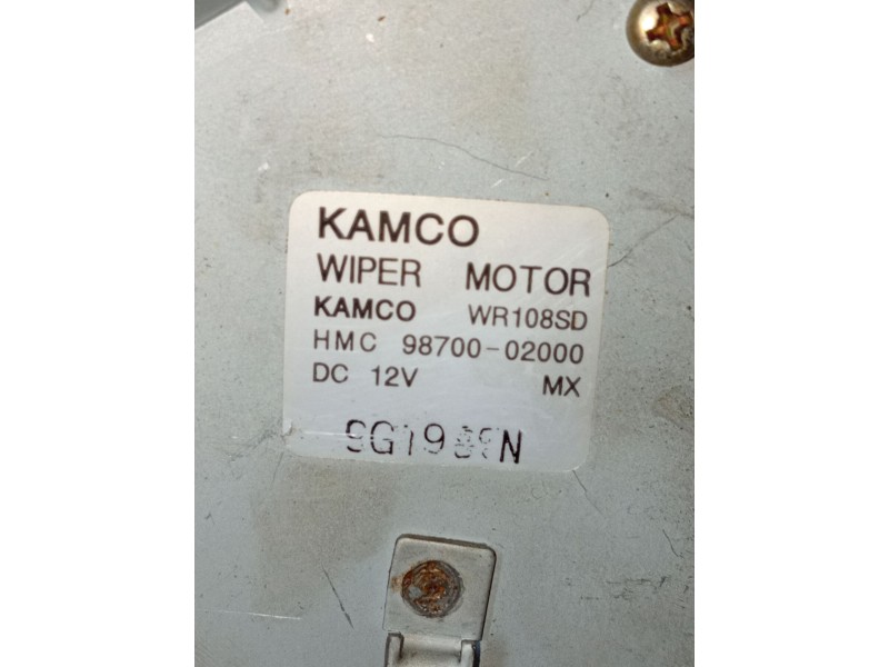 Recambio de motor limpia trasero para hyundai atos (mx) gl referencia OEM IAM 9870002000 WR108SD 