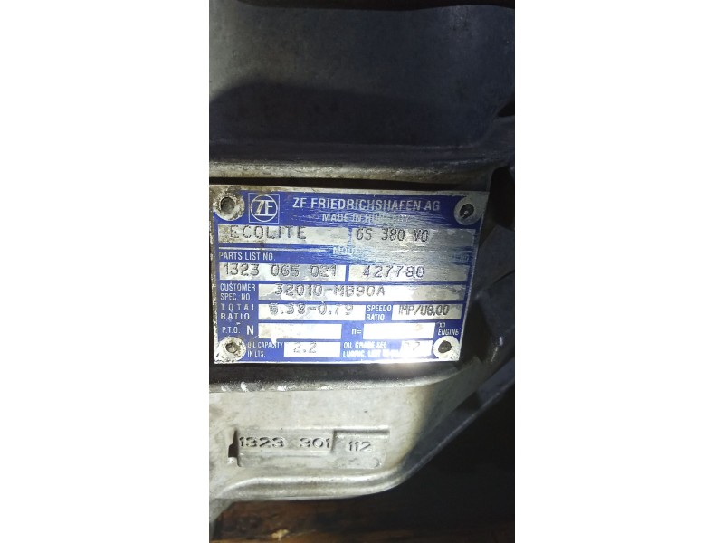 Recambio de caja cambios para nissan cabstar 09.06 3.0 diesel referencia OEM IAM 6S 380 V0 5V 1323065021 427780