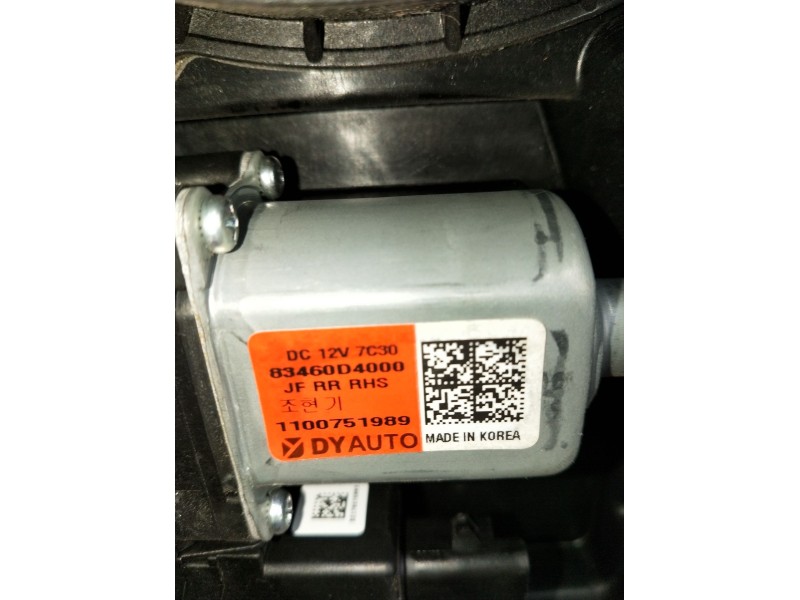 Recambio de elevalunas trasero derecho para kia optima (jf) 1.7 crdi referencia OEM IAM 83460D4000 4P 1100751989