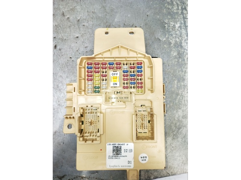 Recambio de caja reles / fusibles para kia optima (jf) 1.7 crdi referencia OEM IAM 91950D4111  