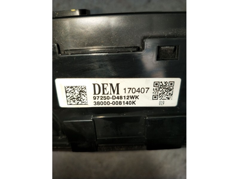 Recambio de mando calefaccion / aire acondicionado para kia optima (jf) 1.7 crdi referencia OEM IAM 97250D4812WK 3800000140K 