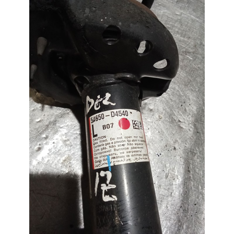 Recambio de amortiguador delantero izquierdo para kia optima (jf) 1.7 crdi referencia OEM IAM 54650D4540  