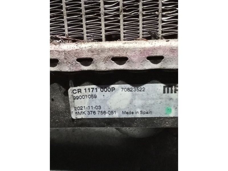 Recambio de radiador agua para nissan cabstar 09.06 3.0 diesel referencia OEM IAM   