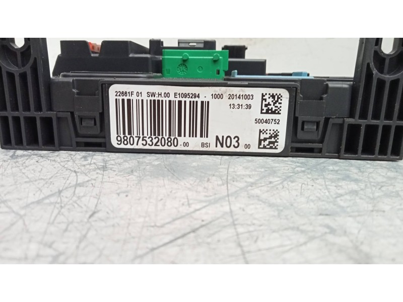 Recambio de caja reles / fusibles para peugeot 2008 (--.2013) allure referencia OEM IAM 9807532080  