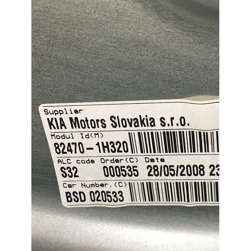 Recambio de elevalunas delantero izquierdo para kia pro cee´d (ed) 2.0 crdi 140 referencia OEM IAM 824701H320 3P 