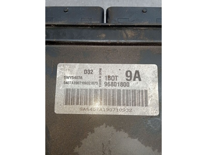 Recambio de centralita motor uce para chevrolet matiz (m200, m250) 0.8 referencia OEM IAM 5WY5407A 96801800 9A5407A190