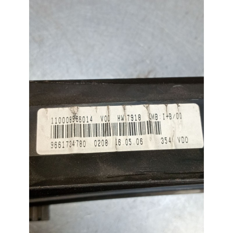 Recambio de cuadro instrumentos para citroën xsara picasso (n68) 1.6 hdi referencia OEM IAM 9661734780 110008966014 