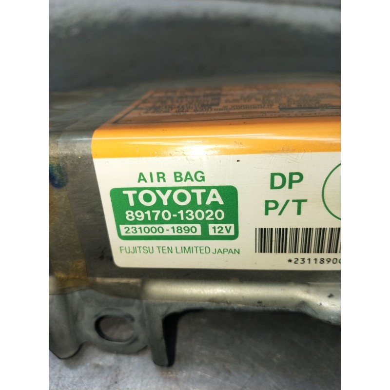 Recambio de centralita airbag para toyota corolla liftback (_e11_) 2.0 d-4d (cde110_) referencia OEM IAM 8917013020 2310001890 