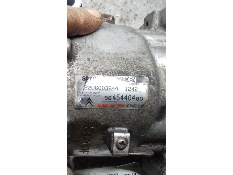 Recambio de compresor aire acondicionado para citroën xsara picasso (n68) 1.6 hdi referencia OEM IAM 9645440480  