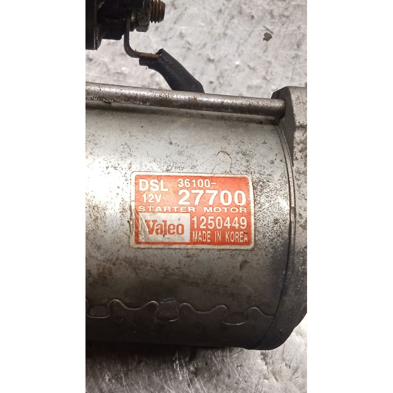 Recambio de motor arranque para kia pro cee´d (ed) 2.0 crdi 140 referencia OEM IAM 3610027700 1250449 