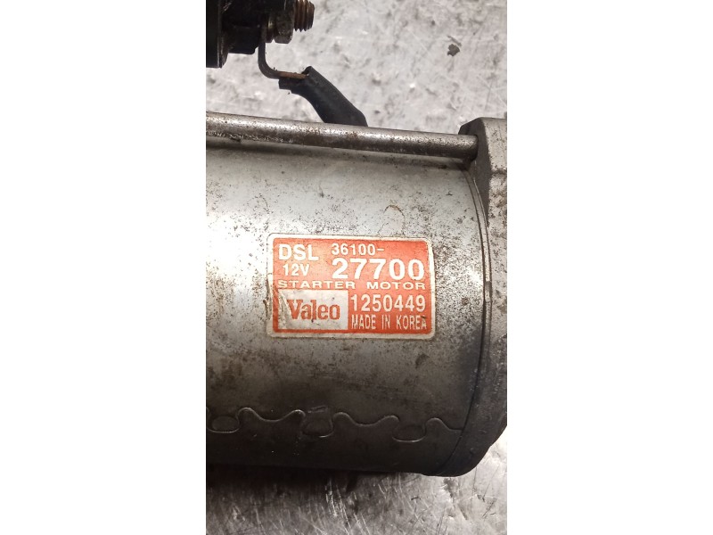 Recambio de motor arranque para kia pro cee´d (ed) 2.0 crdi 140 referencia OEM IAM 3610027700 1250449 